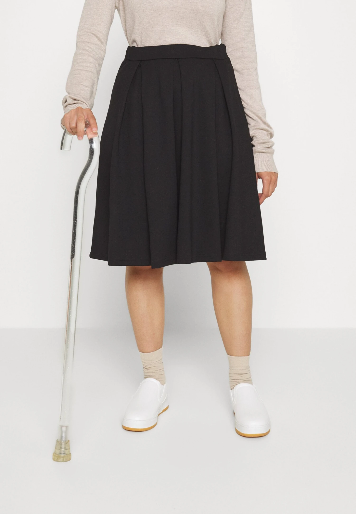 Anna Field Spódnica Plisowana - Black - obrazek 3