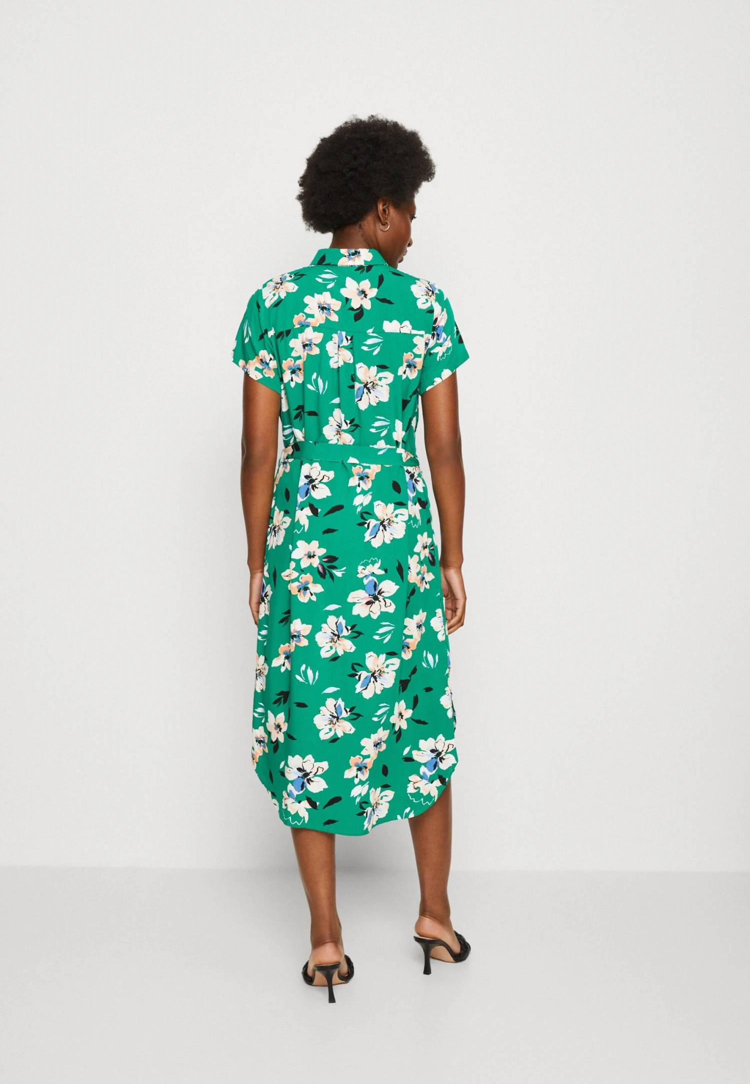 Anna Field Sukienka Koszulowa - Green/pink - obrazek 4