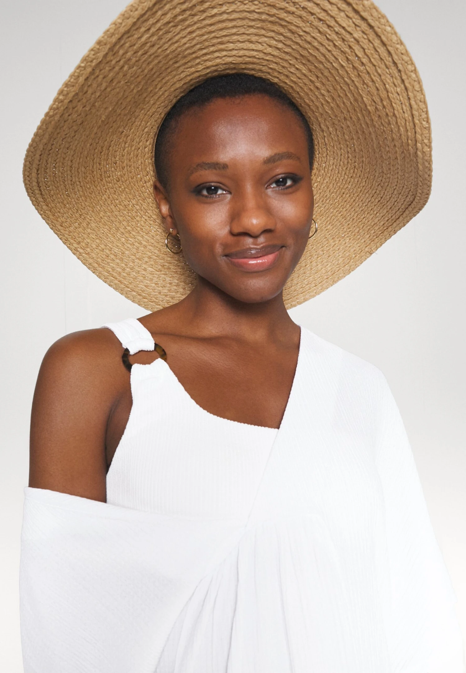 Anna Field V FRONT BEACH DRESS - Długa Sukienka - Weiss - obrazek 4