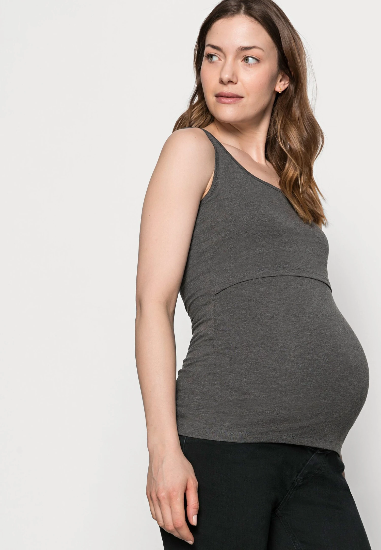 Nursing - Top - Top - Dark Gray - obrazek 4