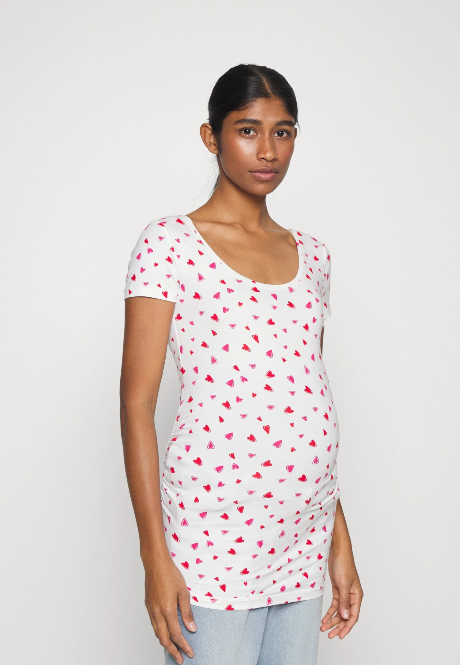 3PACK - T-shirt Z Nadrukiem - White/white /black - obrazek 5