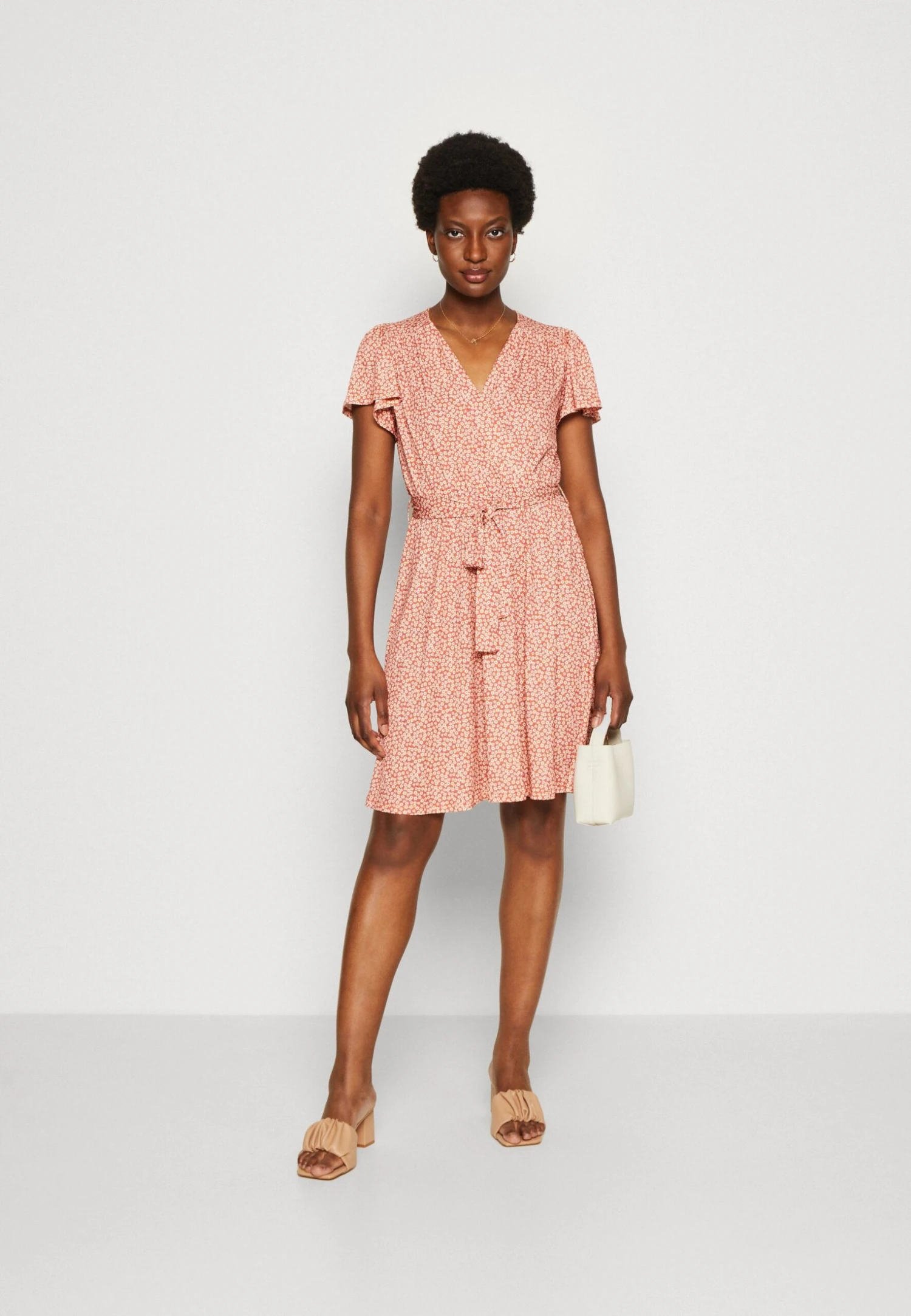 Anna Field Sukienka Letnia - Brown/white - obrazek 5