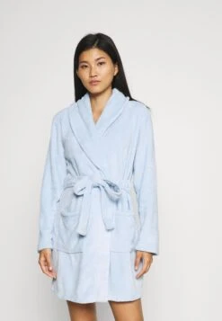 Anna Field LADIES PLUSH BATHROBE - Szlafrok - Blue