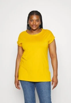 LONG - T-shirt Basic - Dark Yellow